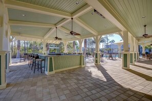 Maison, 5 chambres, vue mer | Bar en bord de piscine