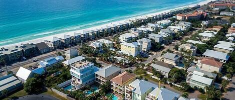 Hus, 6 soverom, havutsikt, sjøvendt | Luftbilde