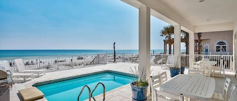 House, 6 Bedrooms, Ocean View, Beachfront | Outdoor pool