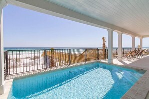 House, 6 Bedrooms, Ocean View, Beachfront | Outdoor pool - Sea Spell 8 Bedroom Holiday Home by Five Star Properties (Miramar Beach)