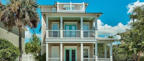 Façade de l’hébergement