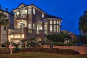 House, 4 Bedrooms, Ocean View, Sea Facing | Front of property – evening/night - Shore to Please 4 Bedroom Holiday Home by Five Star Properties (Destin)