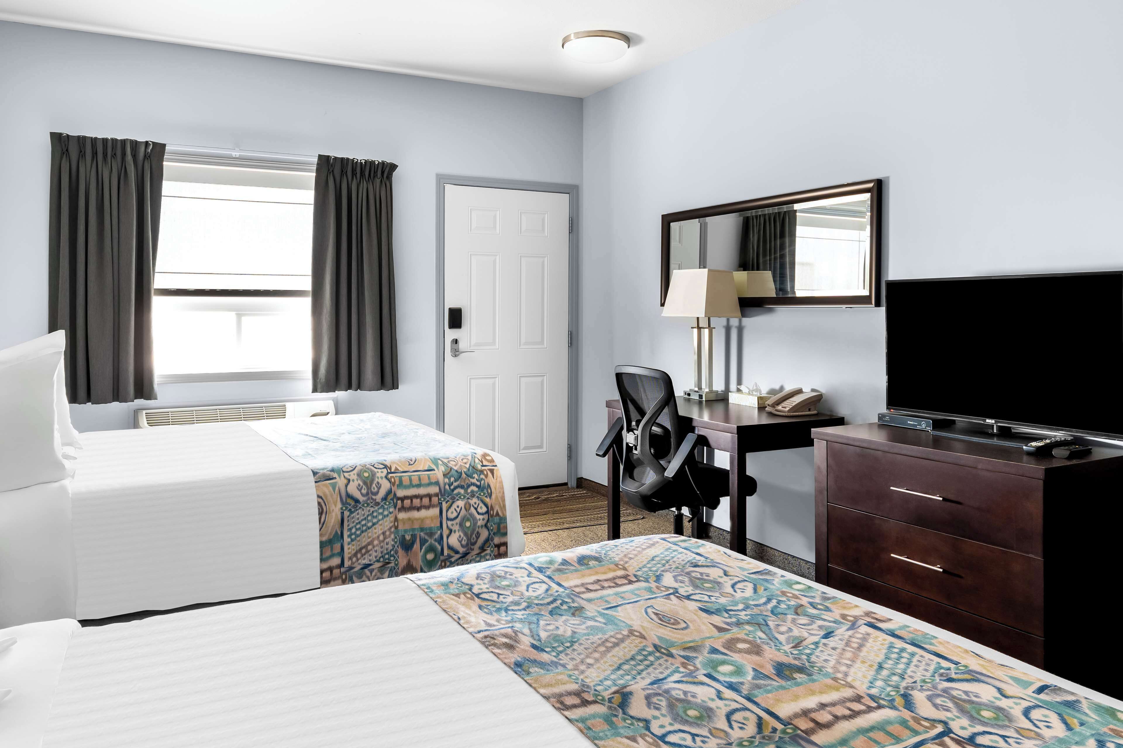 standard room, 2 queen beds, non smoking, kitchenette (dining table) | individually furnished, blackout curtains, free wifi, bed sheets