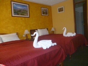 Desk, rollaway beds, free WiFi