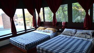 Standard Room, Multiple Beds | 1 bedroom, desk, iron/ironing board, free WiFi