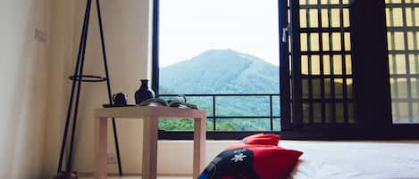 Chambre Double Panoramique, 1 chambre, vue montagne, côté montagne