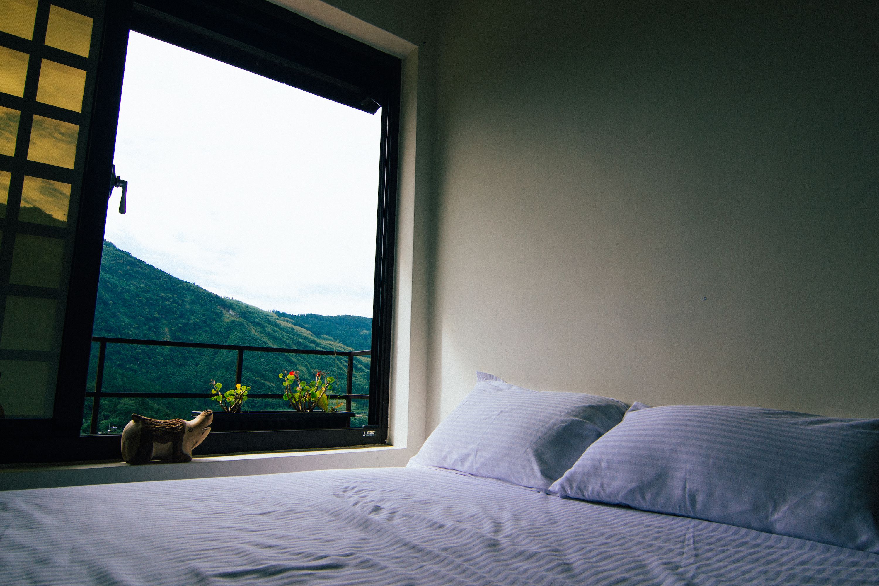 Dobbeltrom – panorama, 1 soverom, fjellutsikt, ved fjell | Individuelt dekorert, individuelt innredet og blendingsgardiner