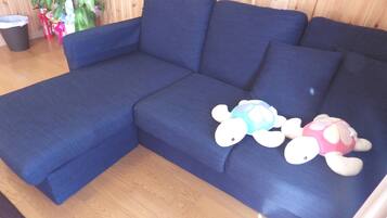 Regular Type of the 2nd Village (2Double beds, Japanese Futons are arranged for 3rd & more guests) | Living room