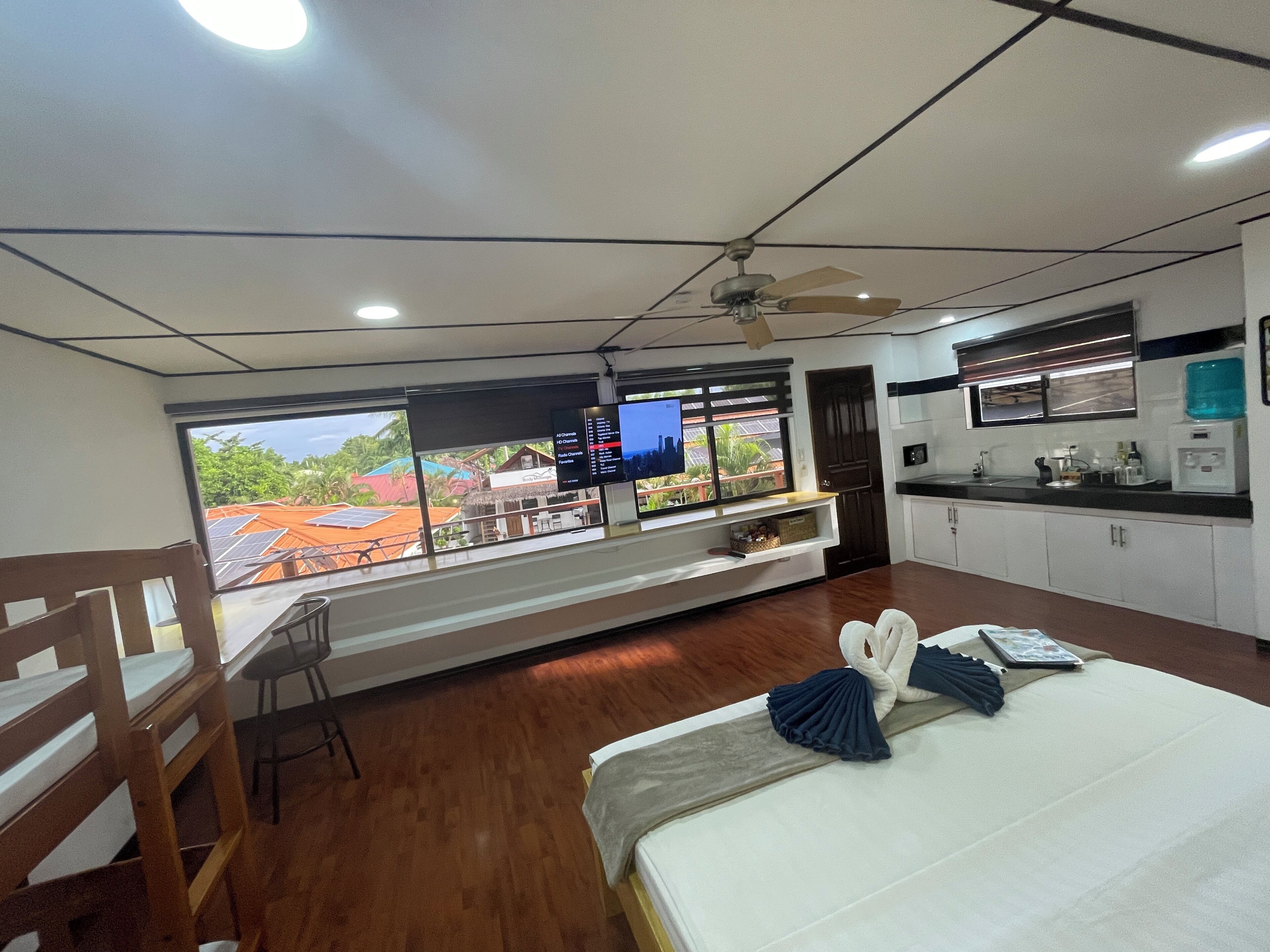 premium quadruple room | premium bedding, tempur-pedic beds, minibar, in-room safe