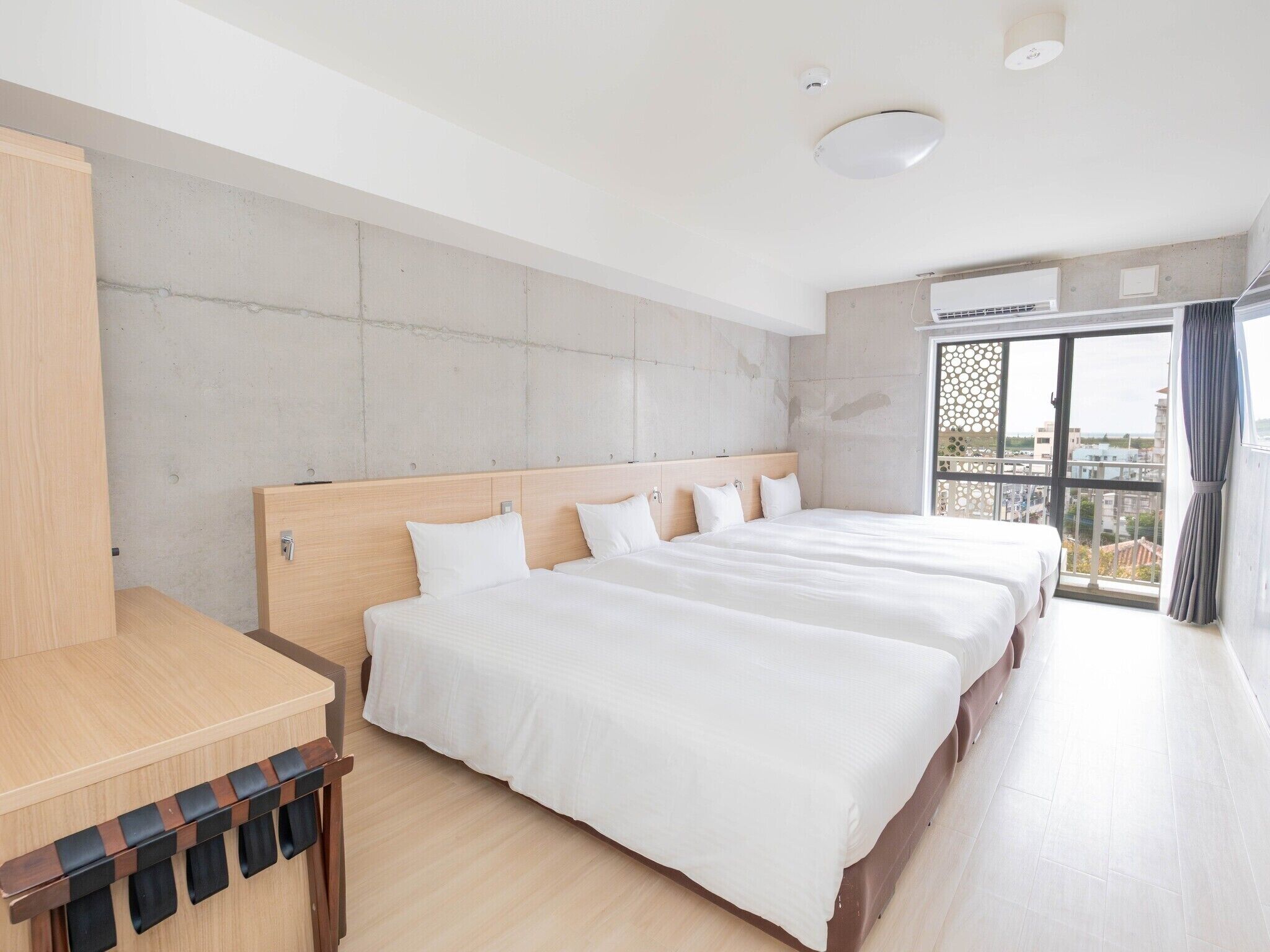 Quad Room in Hotel Building, Non Smoking | Hypo-allergenic bedding, down comforters, individually furnished