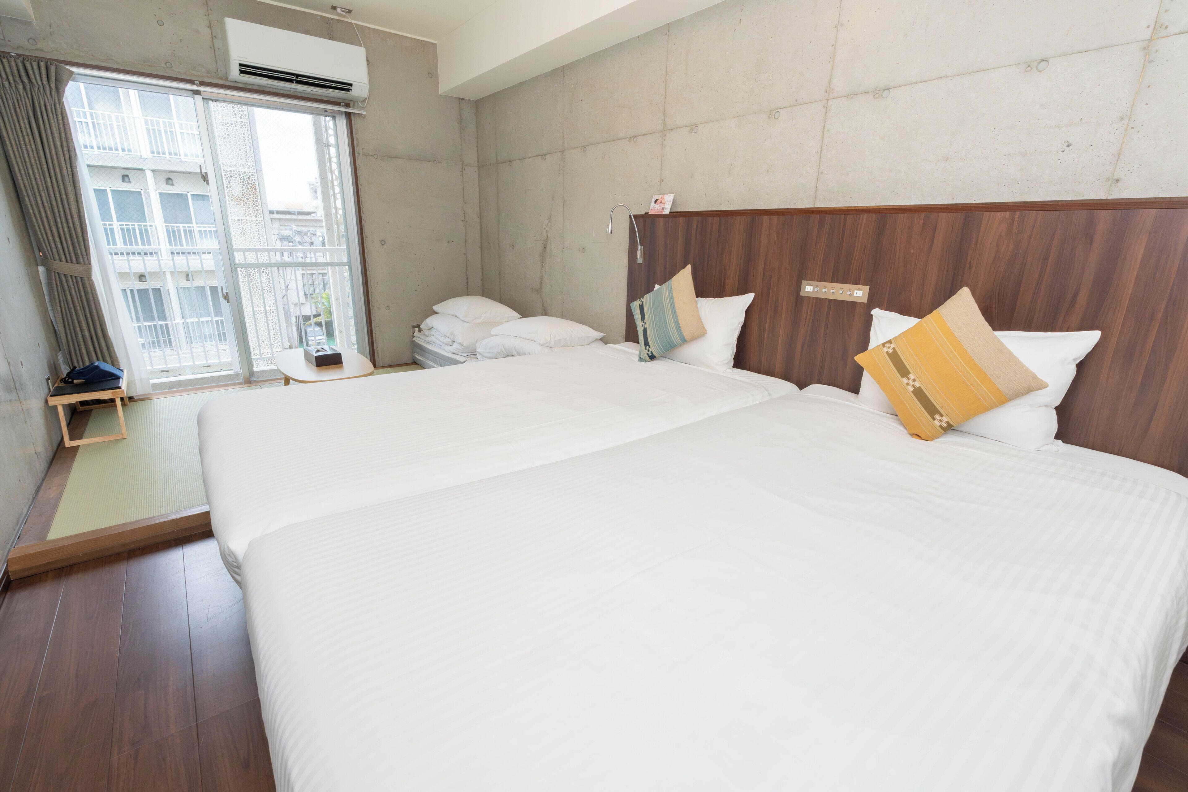 Quarto duplo, para não fumantes, cozinha (Japanese-Western/Washer&Lounge/Condo) | Roupas de cama antialérgicas, edredons de pluma