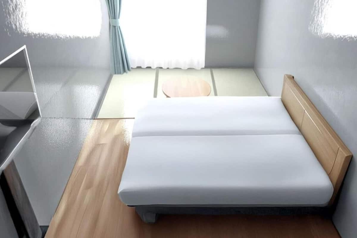 Condominium Building Japanese Western Room, Non Smoking | Hypo-allergenic bedding, down comforters, individually furnished