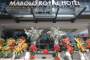 Façade de l’hébergement