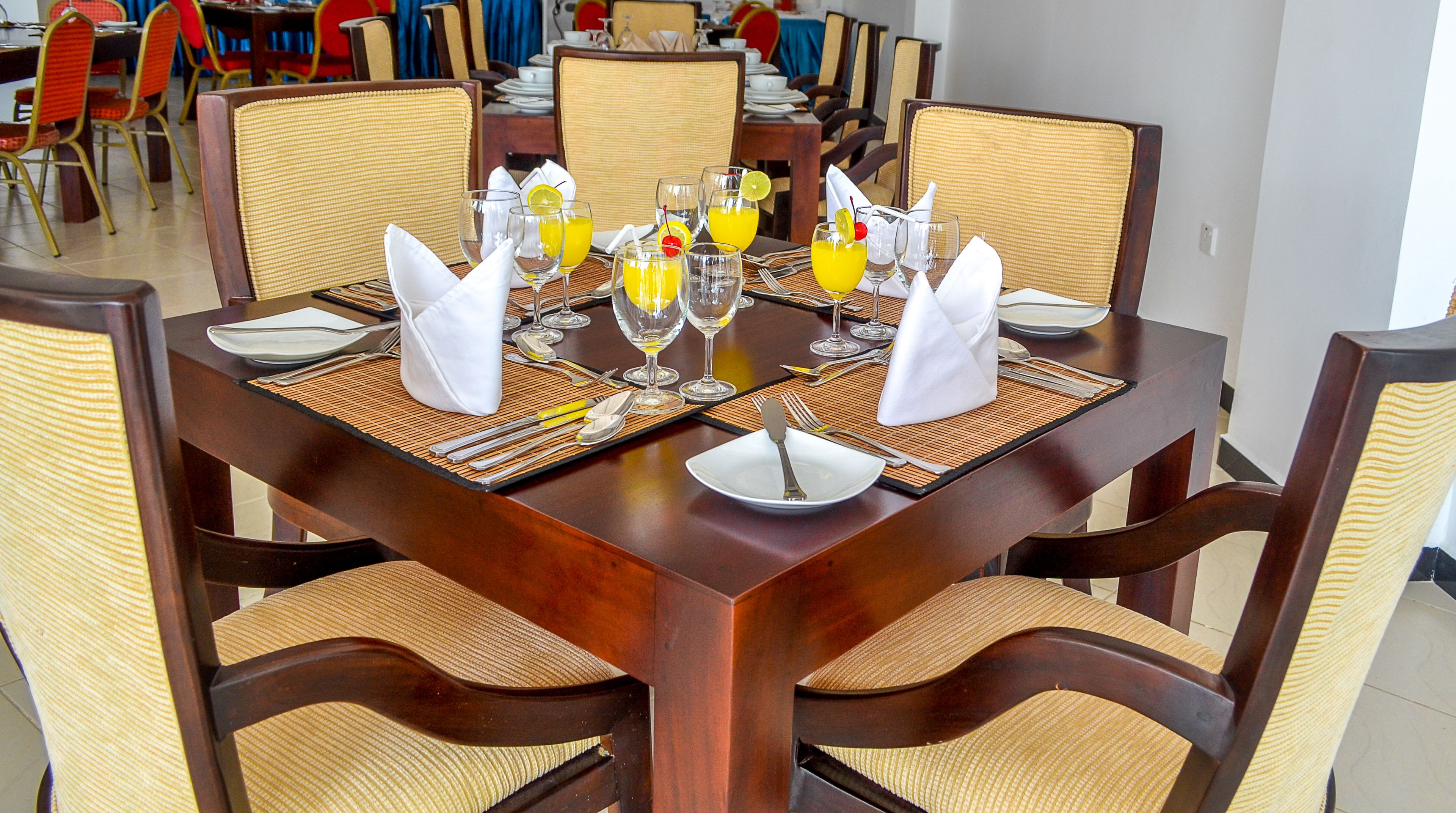 Breakfast, lunch, dinner served; local and international cuisine 