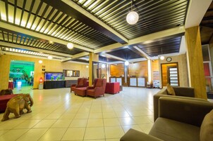 Sala de estar en el lobby