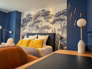 Habitación doble (Envolée) | Ropa de cama de alta calidad y decoración individual