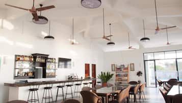 Breakfast, lunch served; local and international cuisine, beach views
