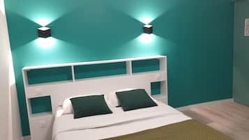 Literie de qualité supérieure, bureau, lits bébé (gratuits)