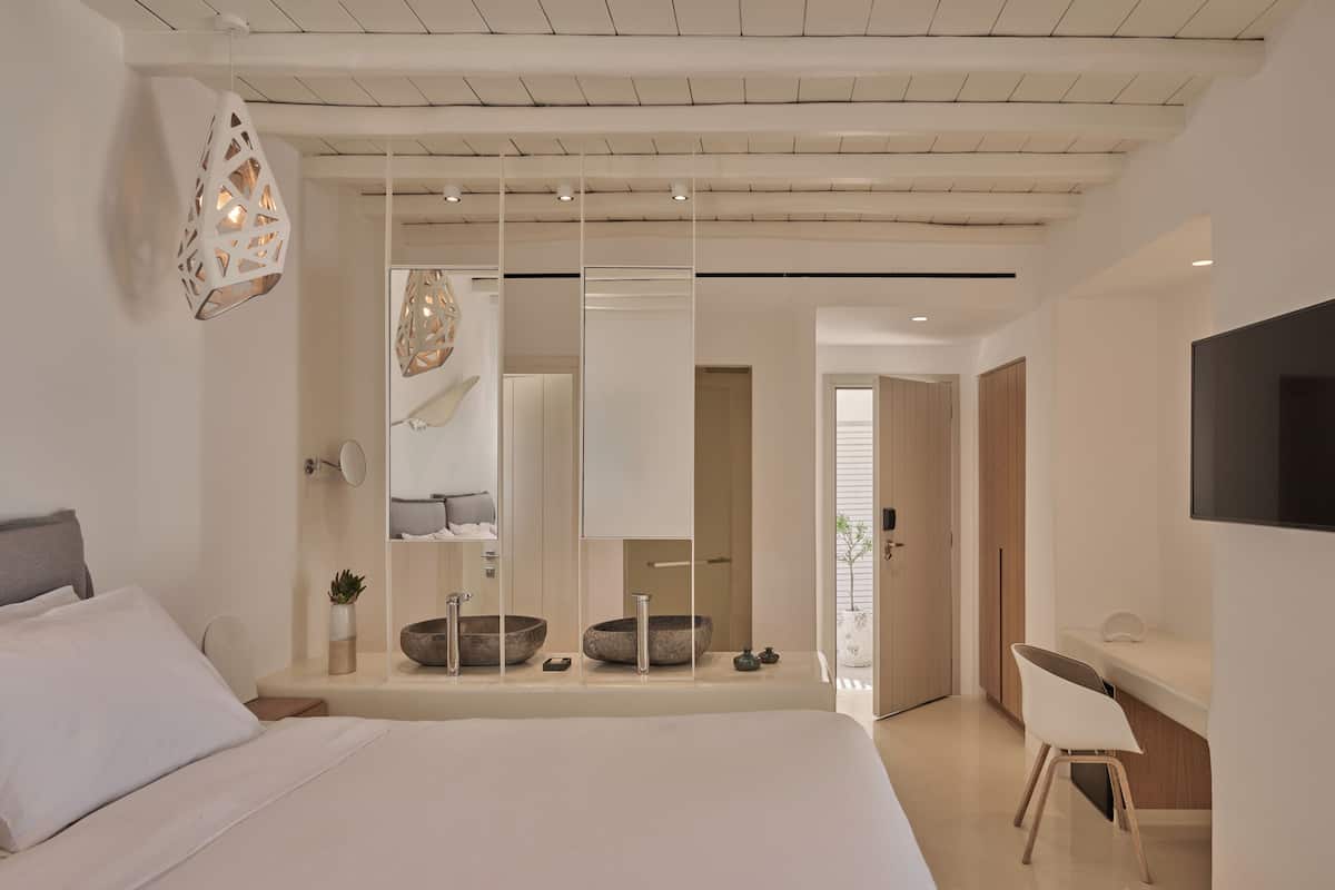 Suite estudio Deluxe | 1 dormitorio, ropa de cama de alta calidad, edredones de plumas