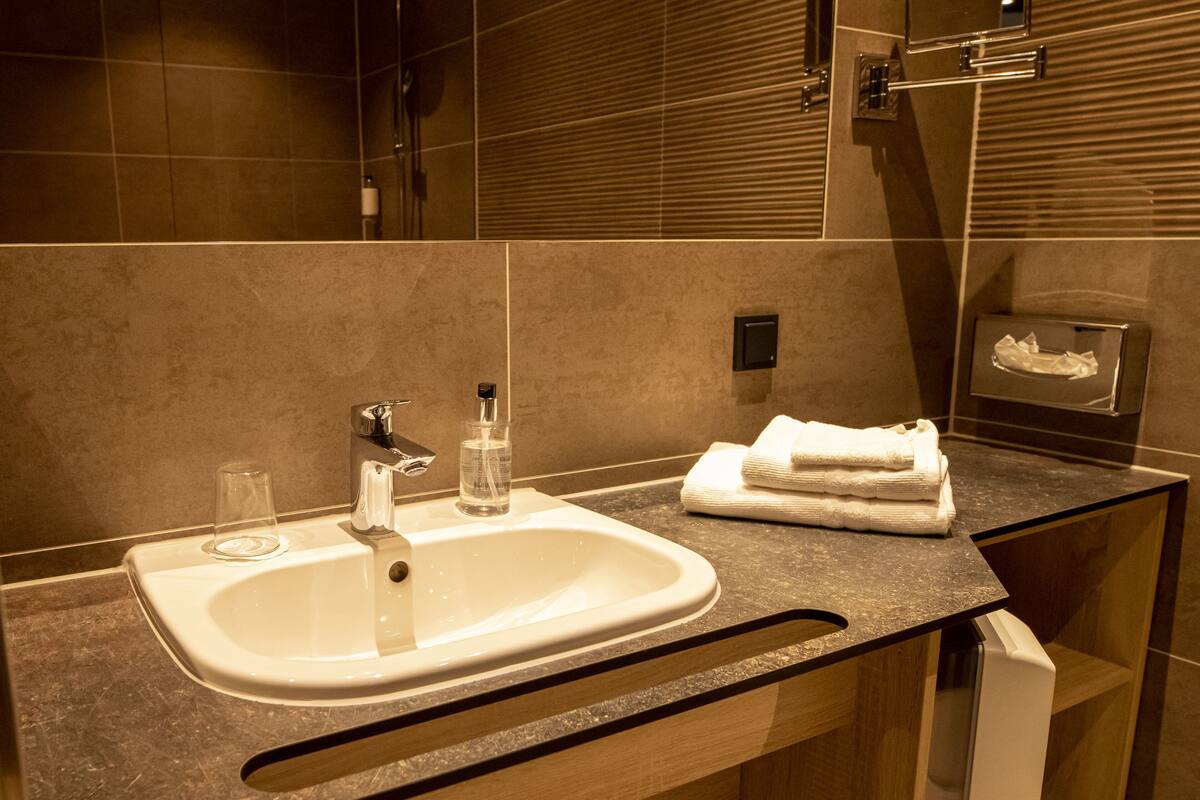 double or twin room, private bathroom | bathroom | free toiletries, hair dryer, bathrobes, slippers