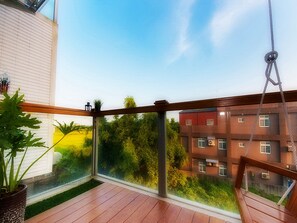 Comfort Quadruple Room, 1 Bedroom, Lanai | Balcony