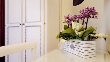 Standard Quadruple Room, Non Smoking, Balcony | In-room safe, desk, WiFi (free), bed sheets