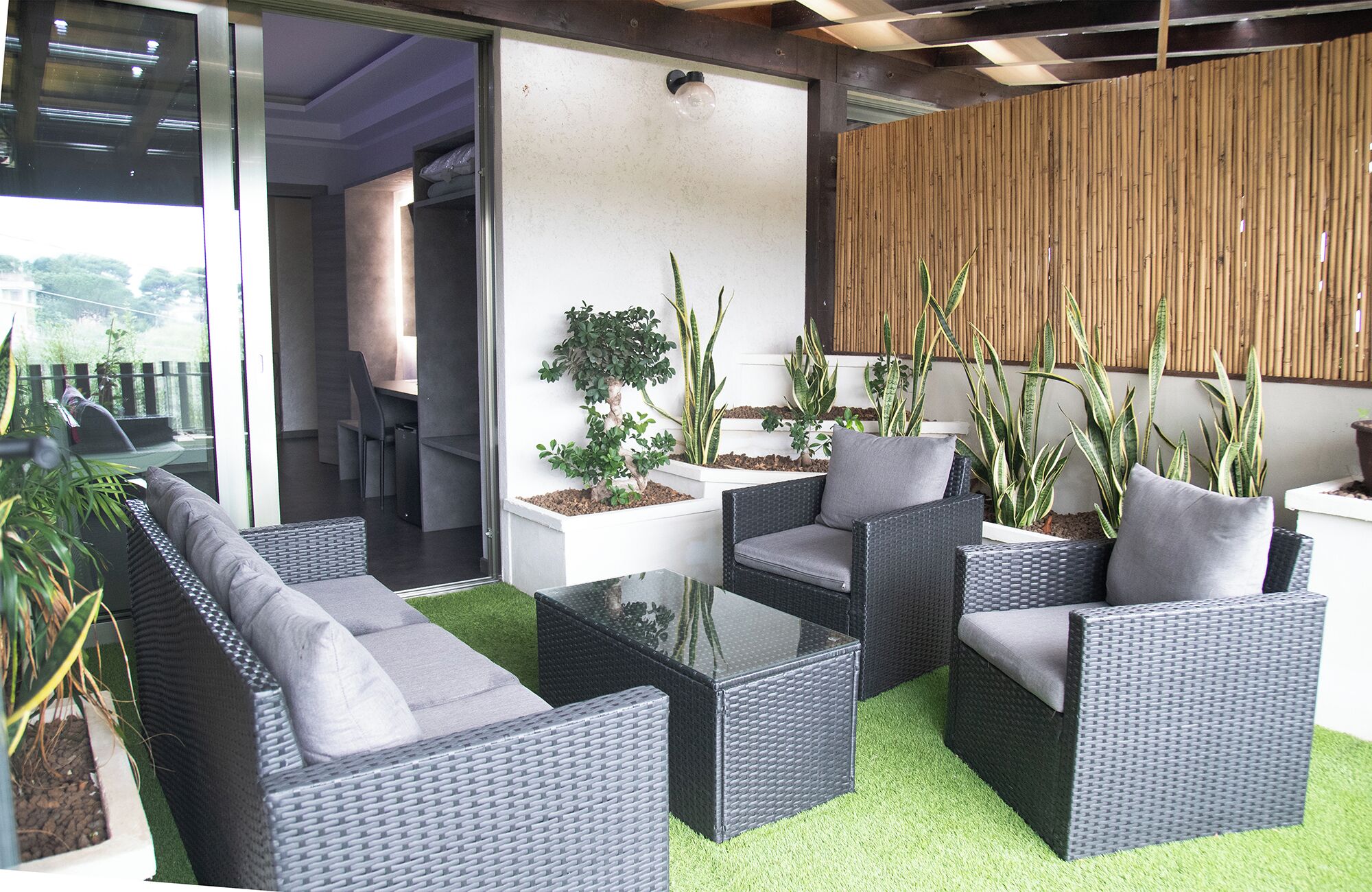 Chambre Triple, terrasse | Terrasse/Patio