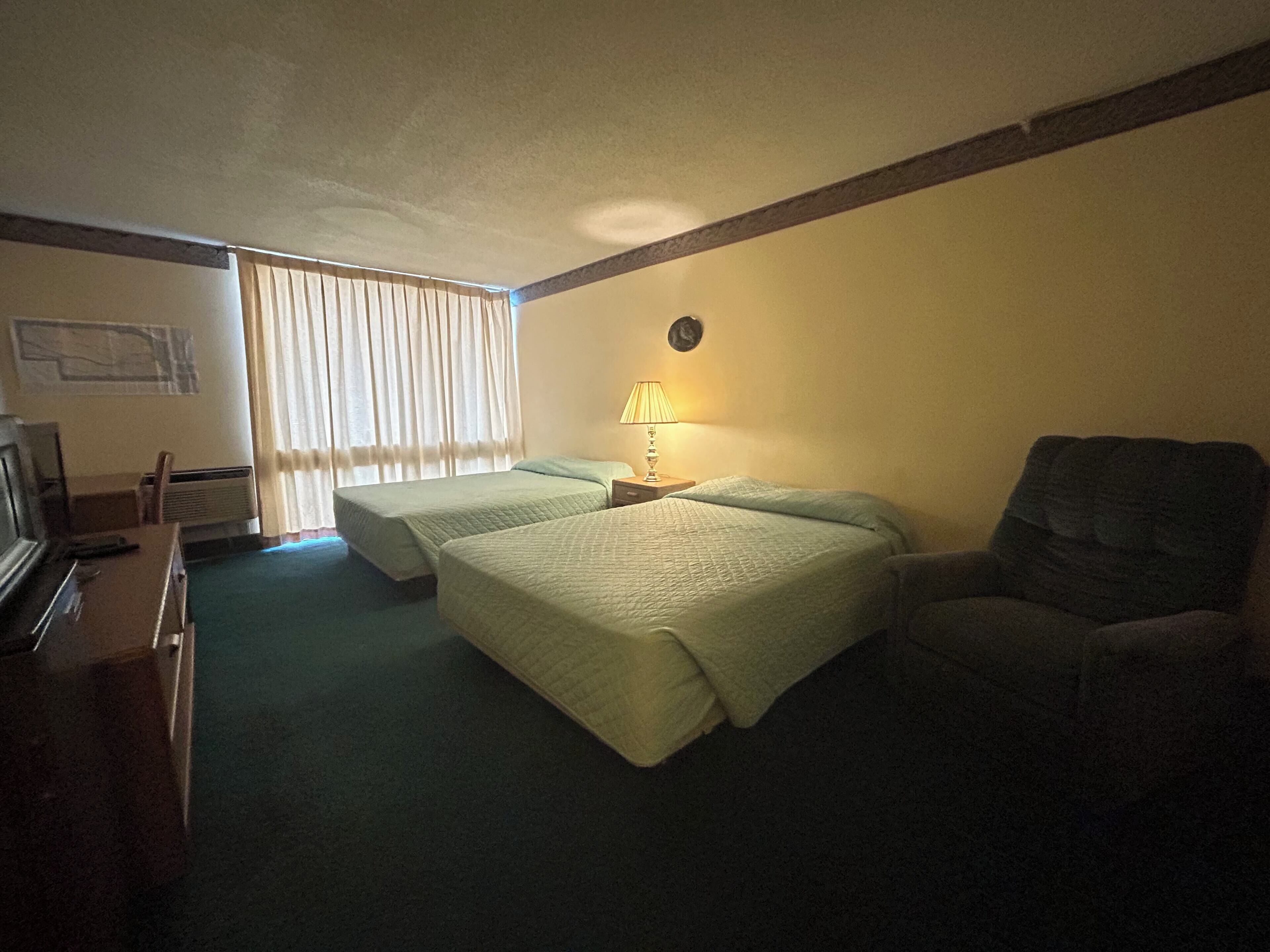 Room, 2 Queen Beds | Desk, free WiFi, bed sheets