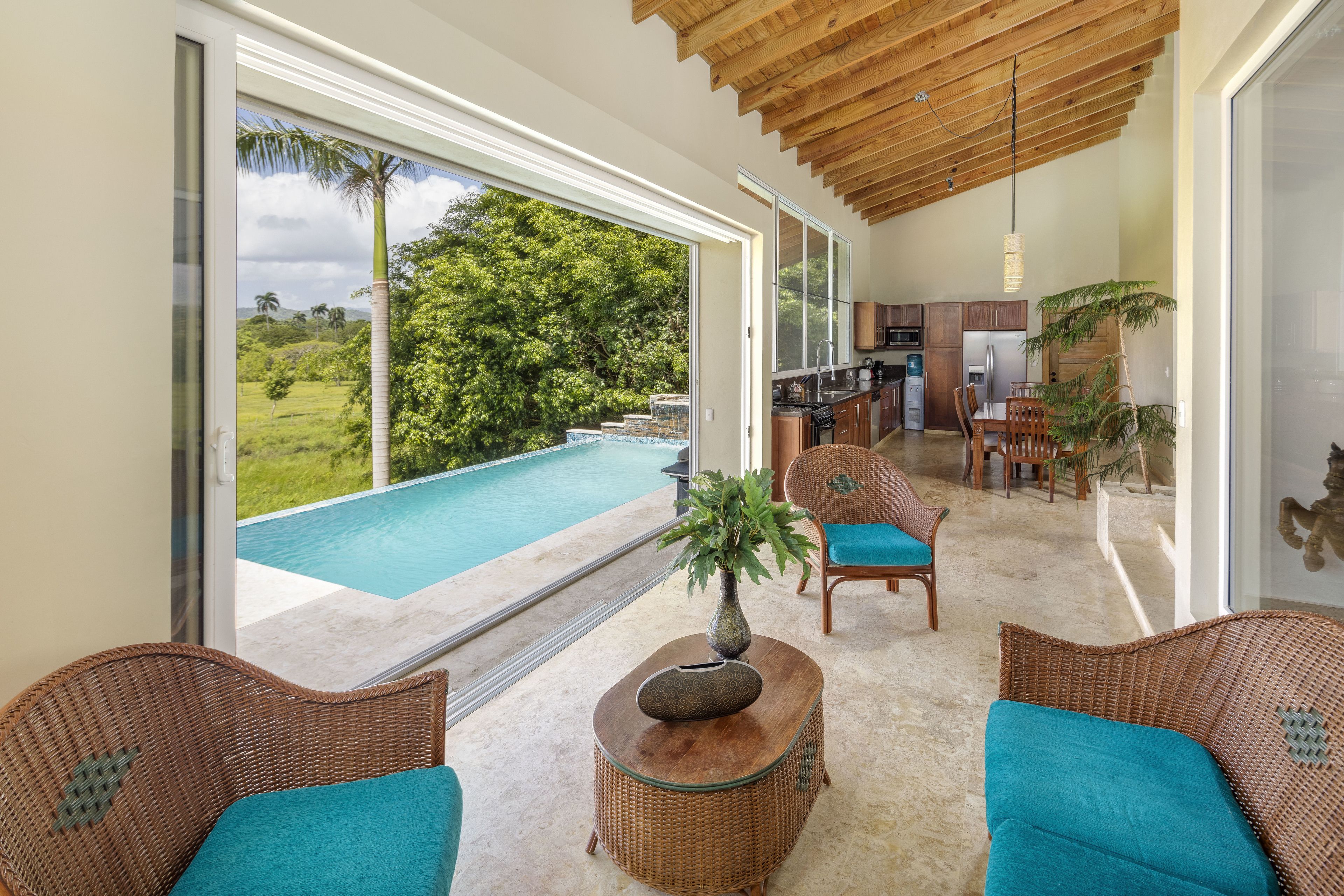 Executive Villa, 3 Bedrooms, Private Pool, Garden View | Living area | Flat-screen TV