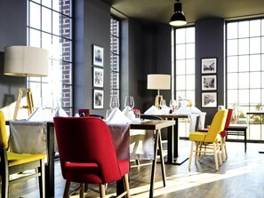 Frokost, lunsj og middag serveres