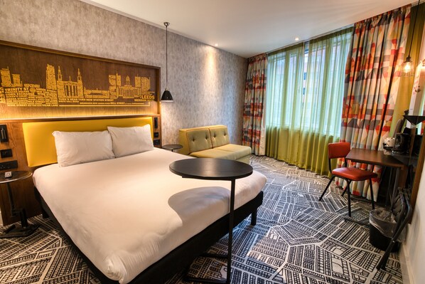 Premium Room, 1 Double Bed with Sofa bed | Hypo-allergenic bedding, desk, laptop workspace, soundproofing - ibis Styles Leeds Centre Arena (Leeds)
