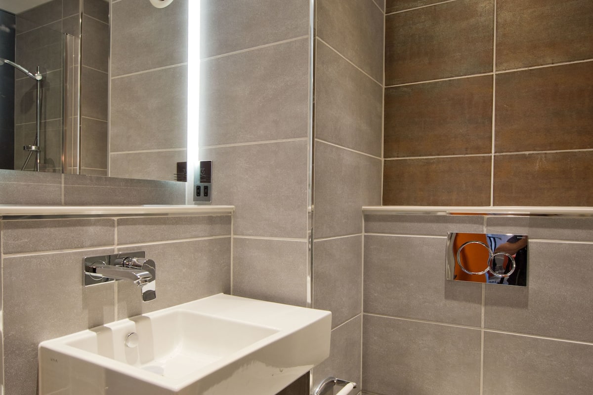 family room, 1 double bed with sofa bed (the family) | bathroom sink