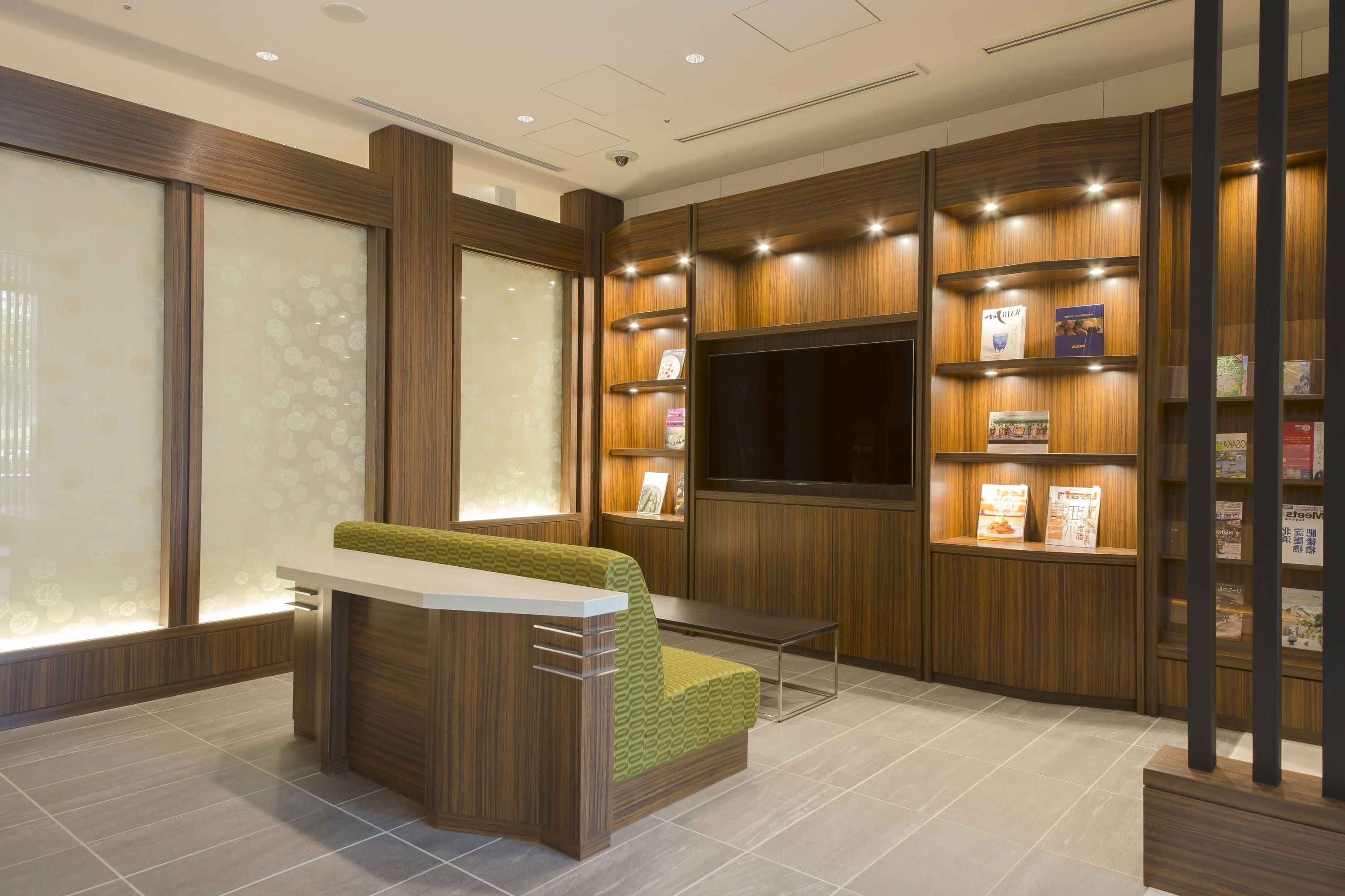 Sala de estar en el lobby