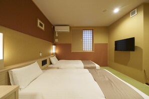 Chambre supérieure avec lits jumeaux, non-fumeur (Tatami) | Couette en duvet, coffre-fort, bureau