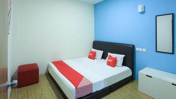 Free WiFi, bed sheets