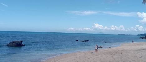 On the beach