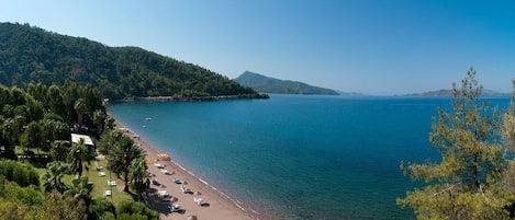 Vue sur la plage/l’océan