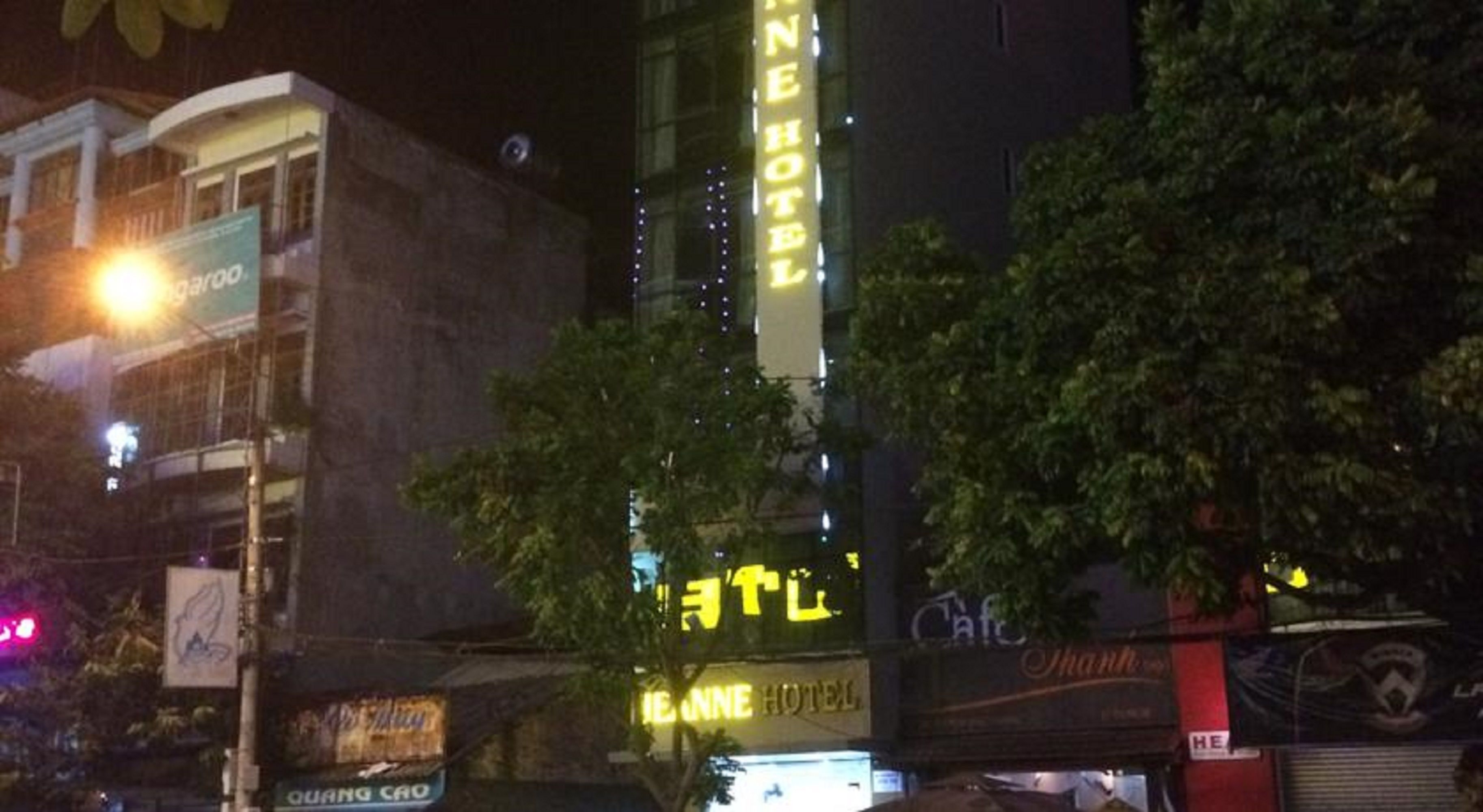 front of property – evening/night