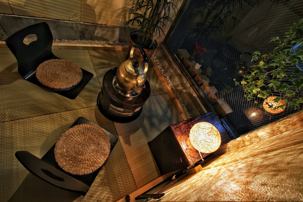 Sala de estar en el lobby