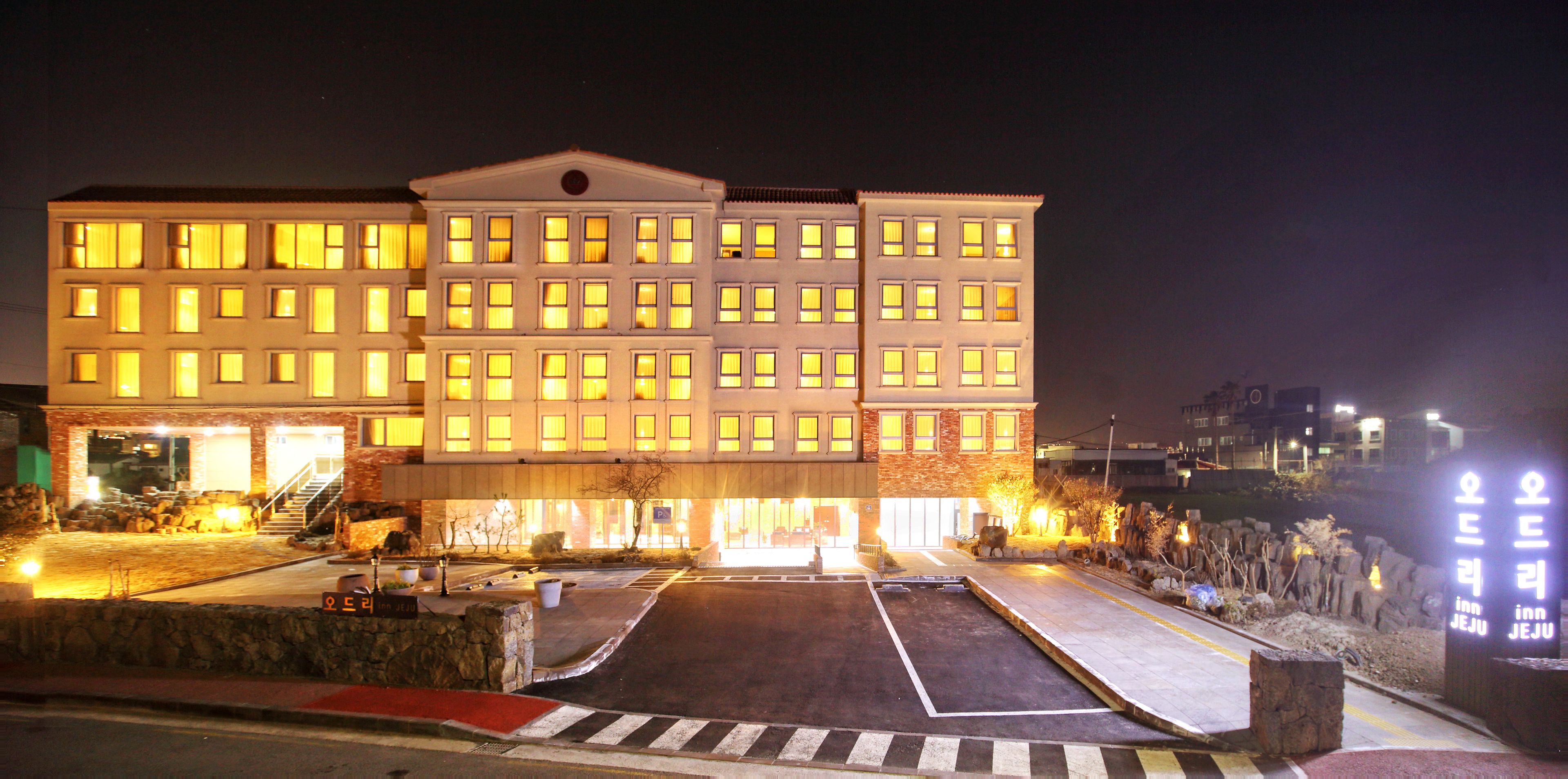 front of property – evening/night