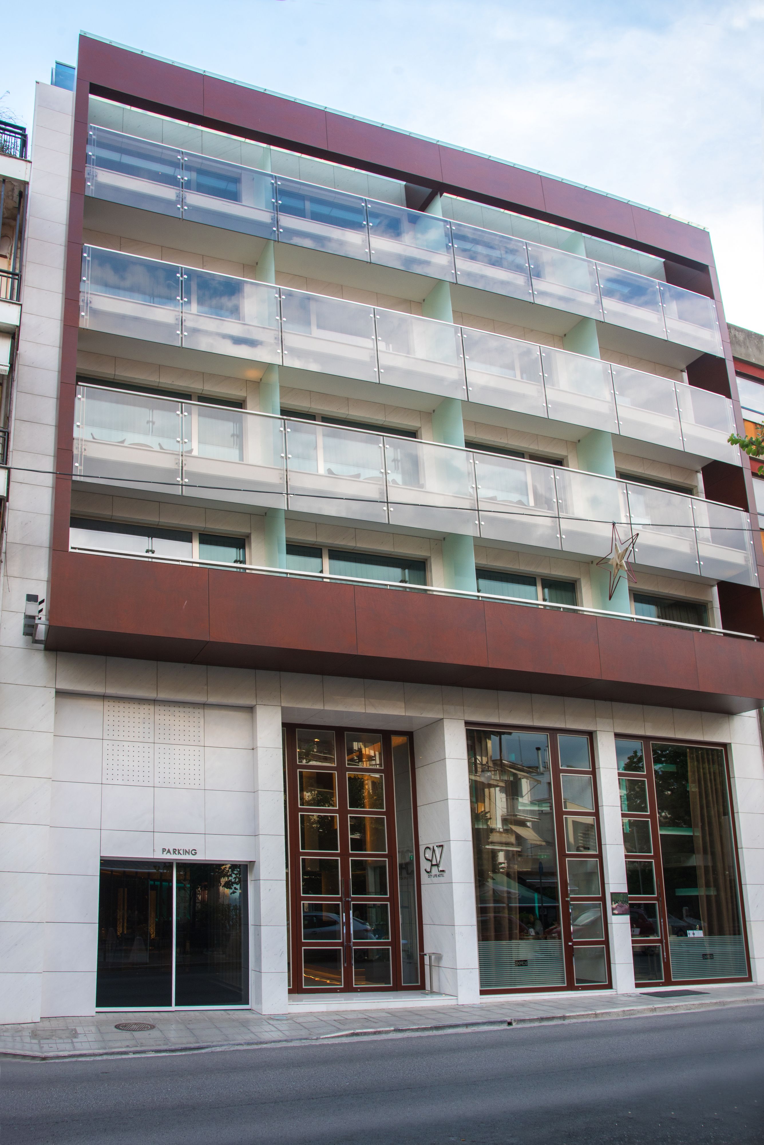 Fassade der Unterkunft