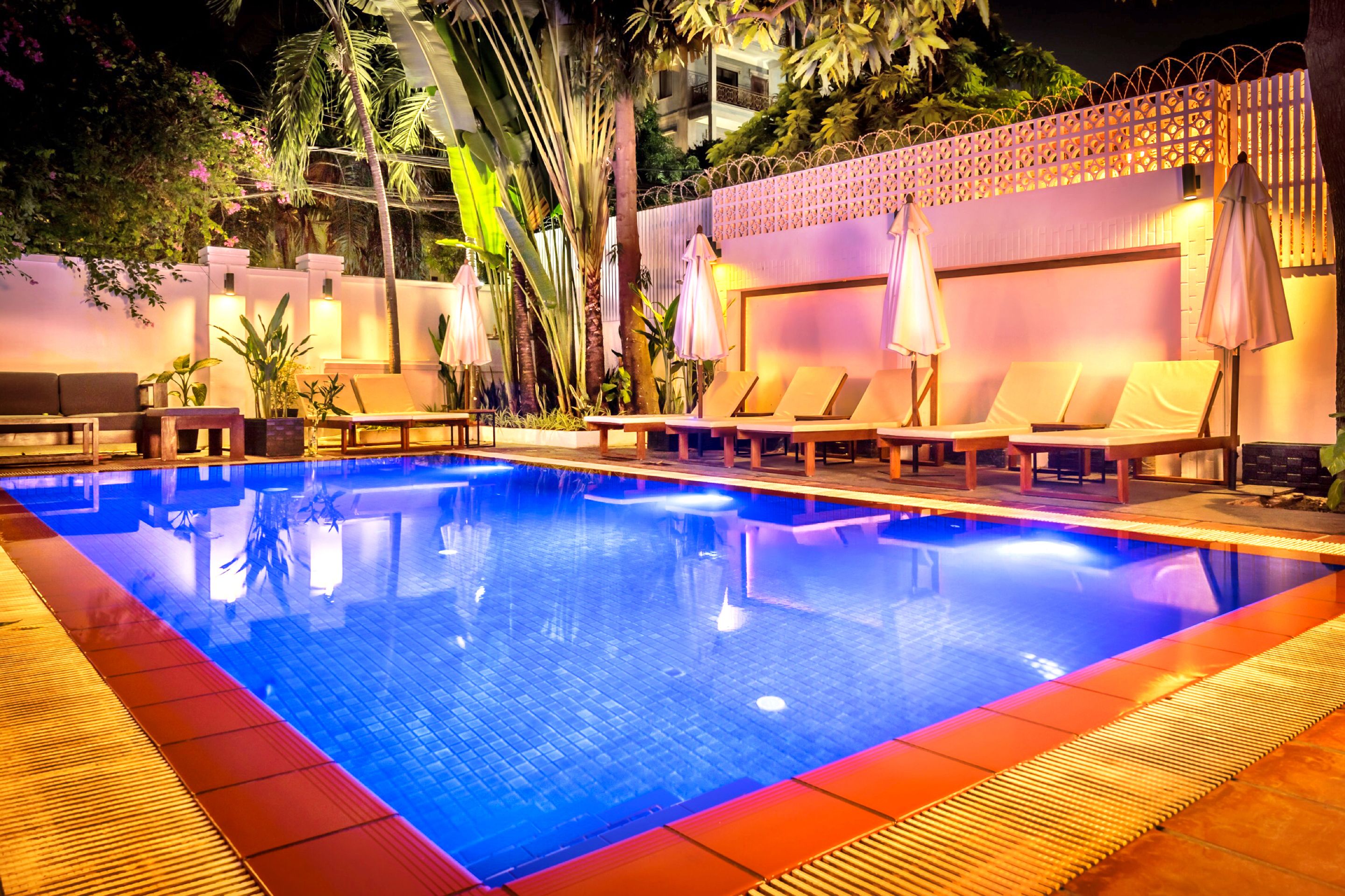 front of property – evening/night