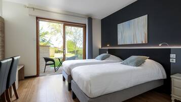 Habitación doble superior | Ropa de cama de alta calidad, camas Select Comfort y minibar