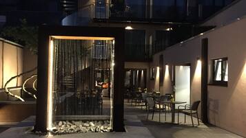 Front of property – evening/night