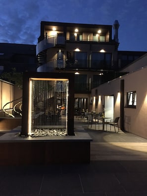 Front of property - evening/night