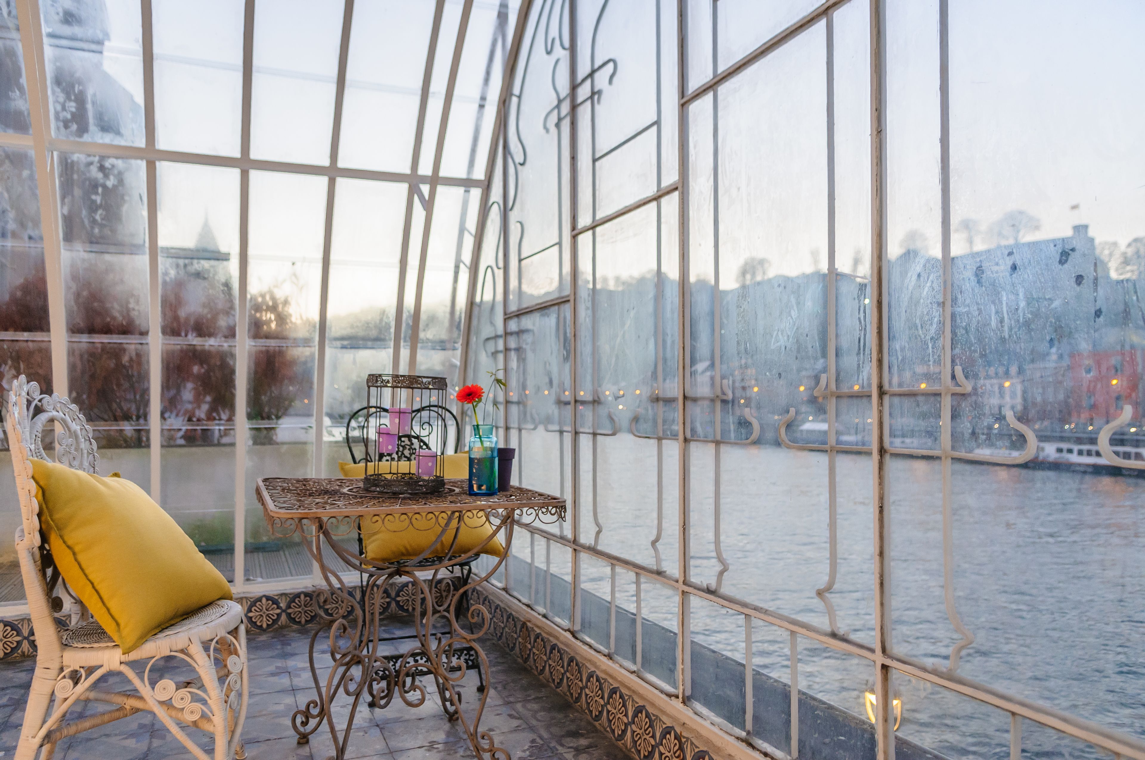 Panorama suite, uitzicht op rivier | Uitzicht vanaf balkon