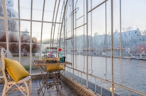 Panoramic-Suite, Flussblick | Blick vom Balkon