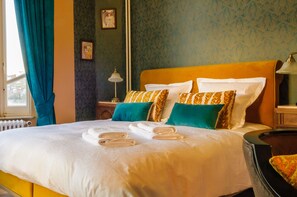 Suite – panorama, elveutsikt | Italienske Frette-laken og sengetøy av topp kvalitet