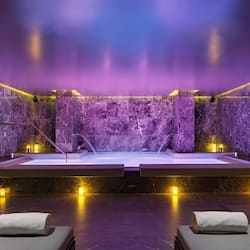 Sauna, hot tub, body treatments, hot stone massages