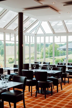 Breakfast, lunch, dinner served; Regional cuisine, garden views 